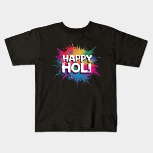 Happy Holi Indian Festival Kids T-Shirt